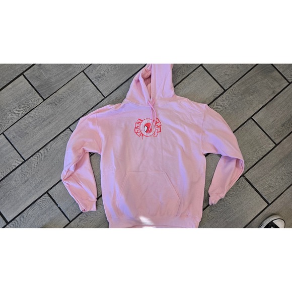 Gildan Other - Spiderman Against The Machine Pink Graphic Hoodie Size M